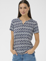 Kaffe Kaffe Bella Abstract Top