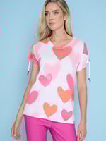 Picadilly Picadilly Ruched Sleeveless Top