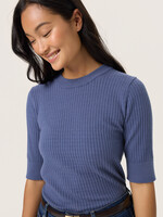Soaked Soaked Spina Ribbed Short Sleeve Sweater