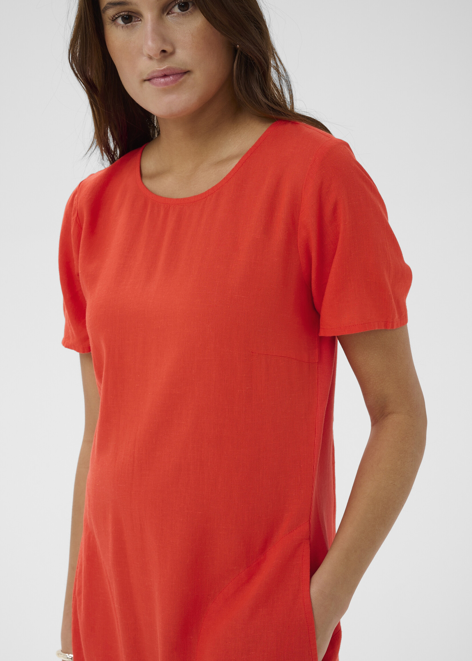 Kaffe Kaffe Milia Short Sleeve Linen Dress