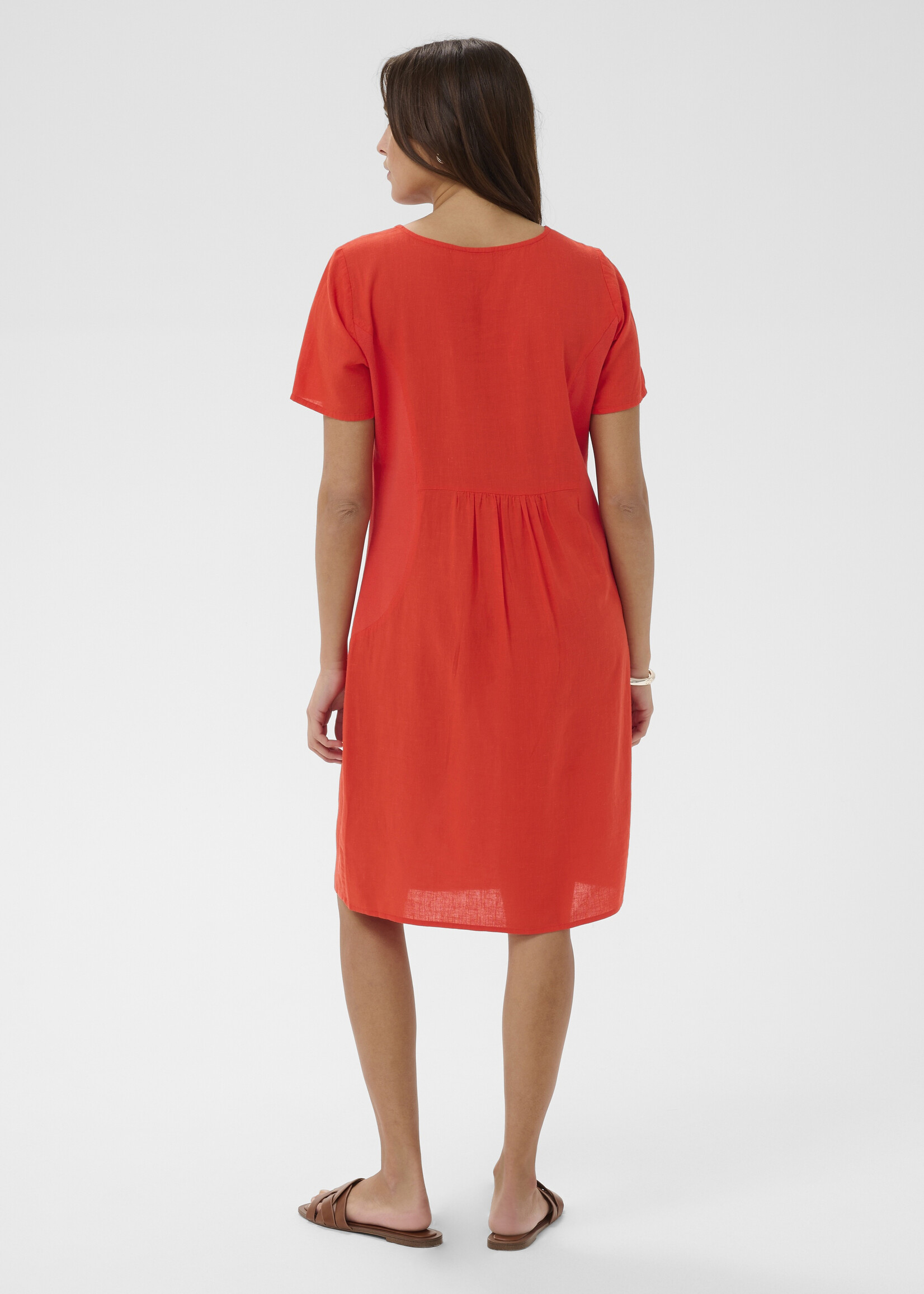 Kaffe Kaffe Milia Short Sleeve Linen Dress