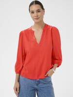 Kaffe Kaffe Millia 3/4 Sleeve Linen Top