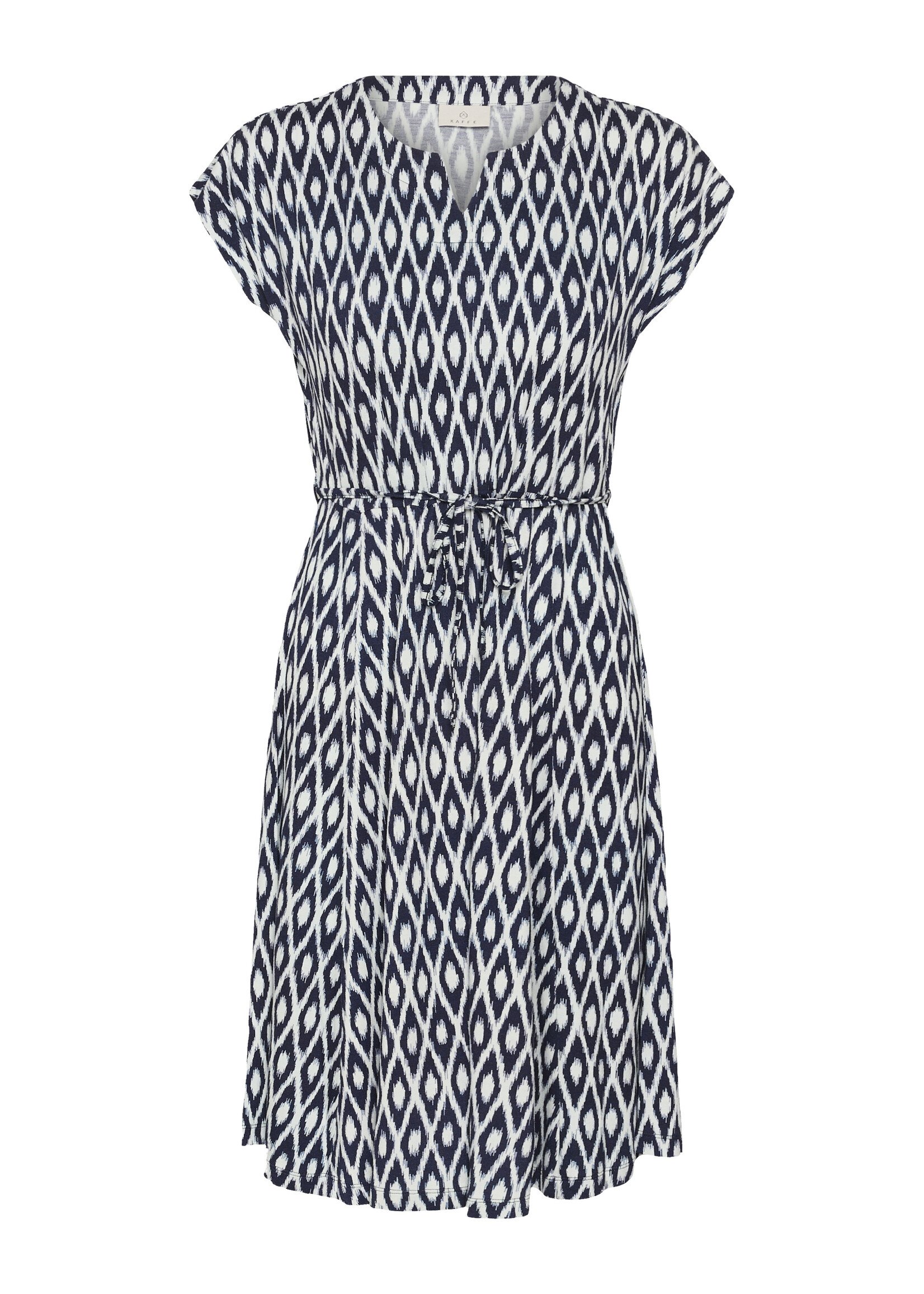 Kaffe Kaffe Bella Abstract Print Belted Dress