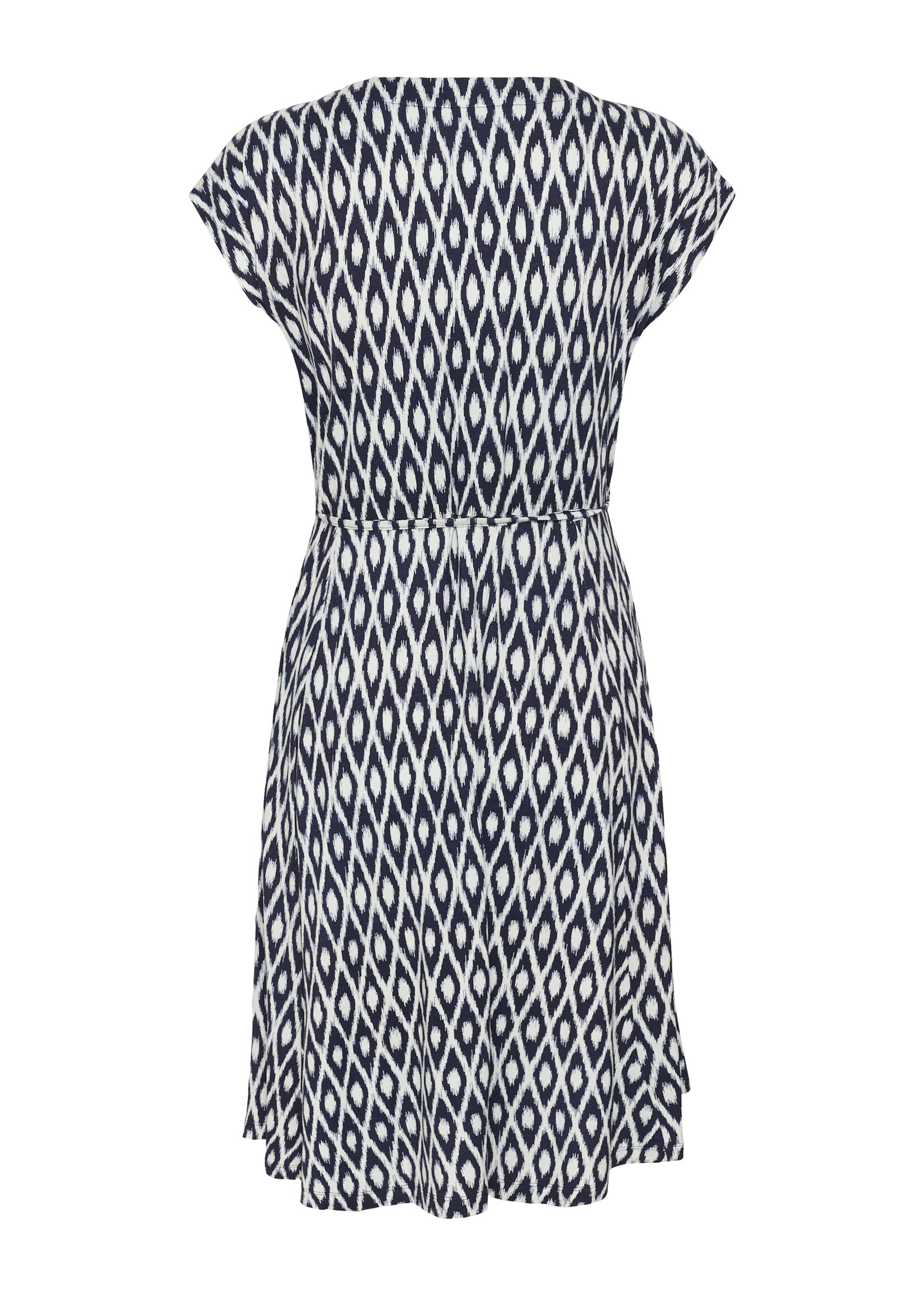 Kaffe Kaffe Bella Abstract Print Belted Dress