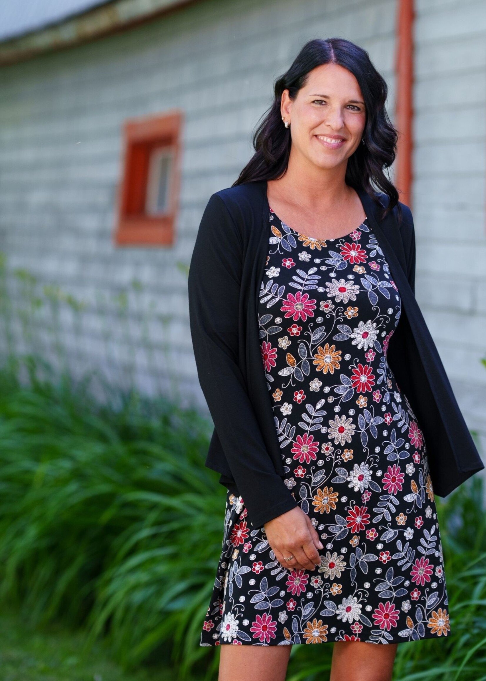 Rien Ne Se Perd Rien Ne Se Perd Black Floral Dress