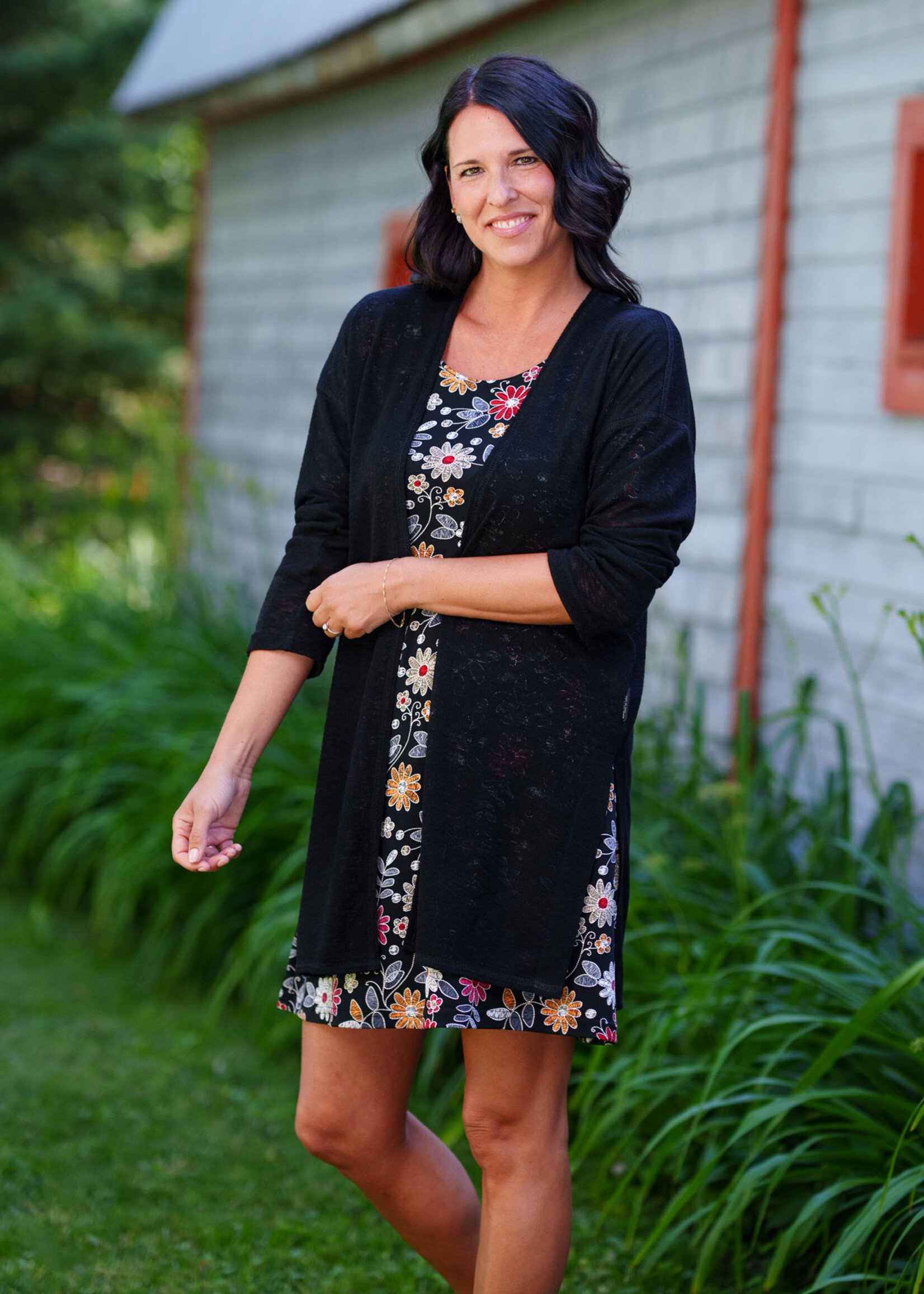 Rien Ne Se Perd Rien Ne Se Perd Black Floral Dress