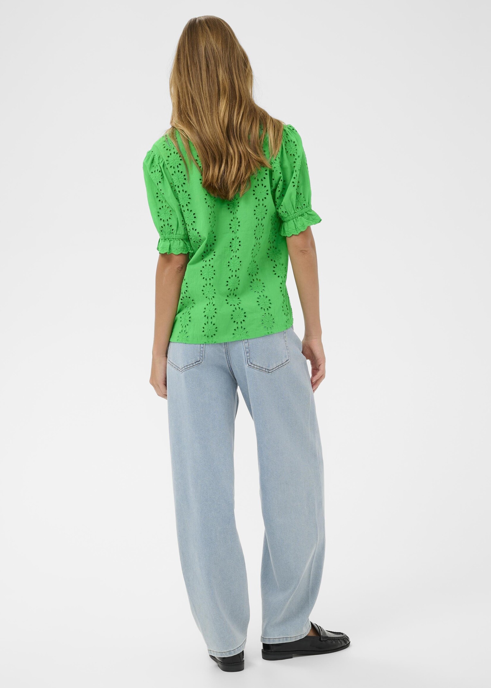 Kaffe Kaffe Dona Eyelet Top