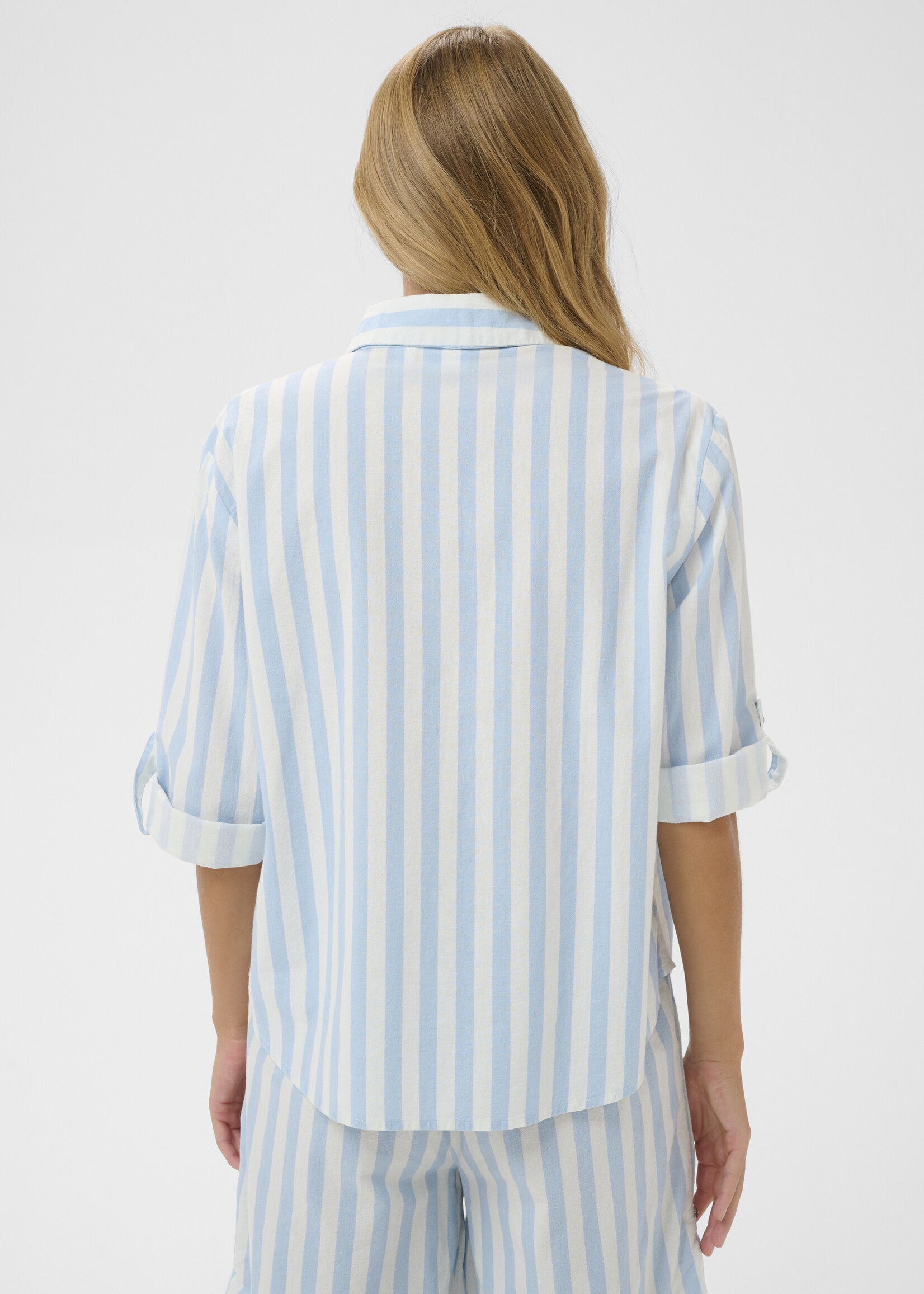 Saint Tropez Saint Tropez Zalinda Striped Short Sleeve Shirt