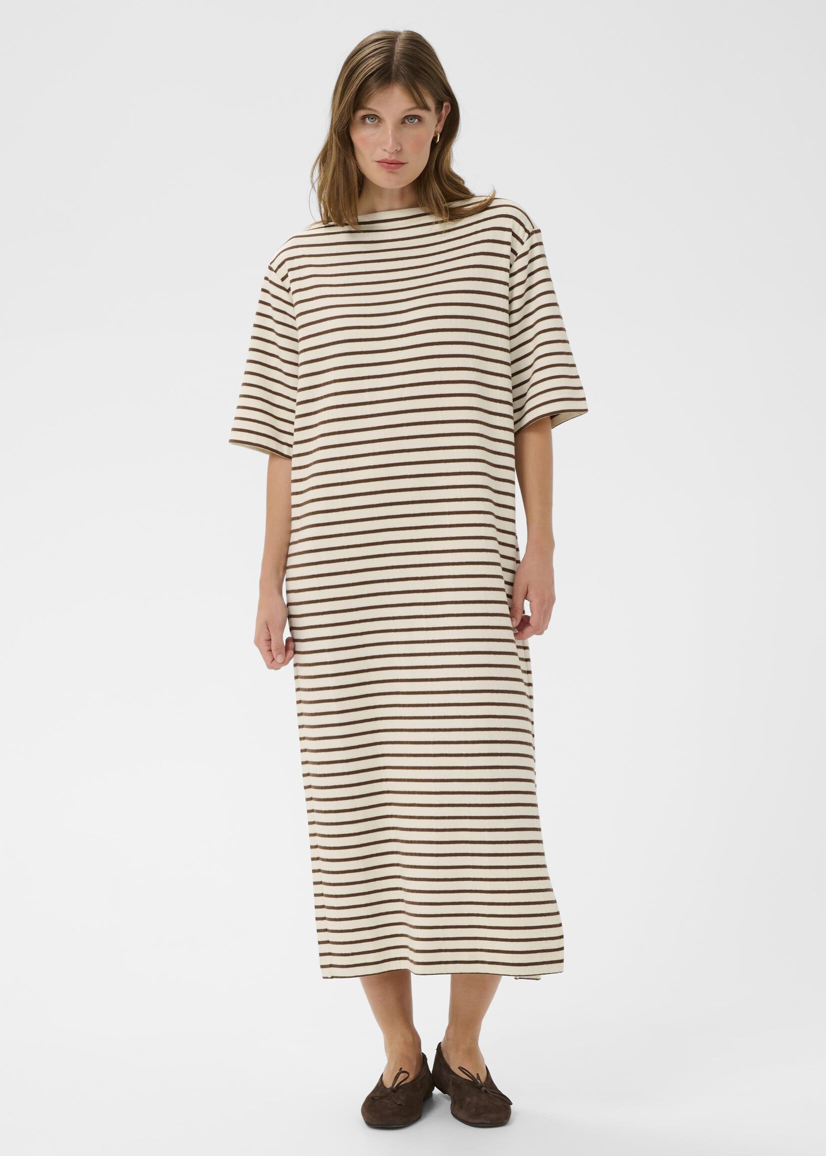 Soaked Soaked Ingina Boatneck Striped Dress
