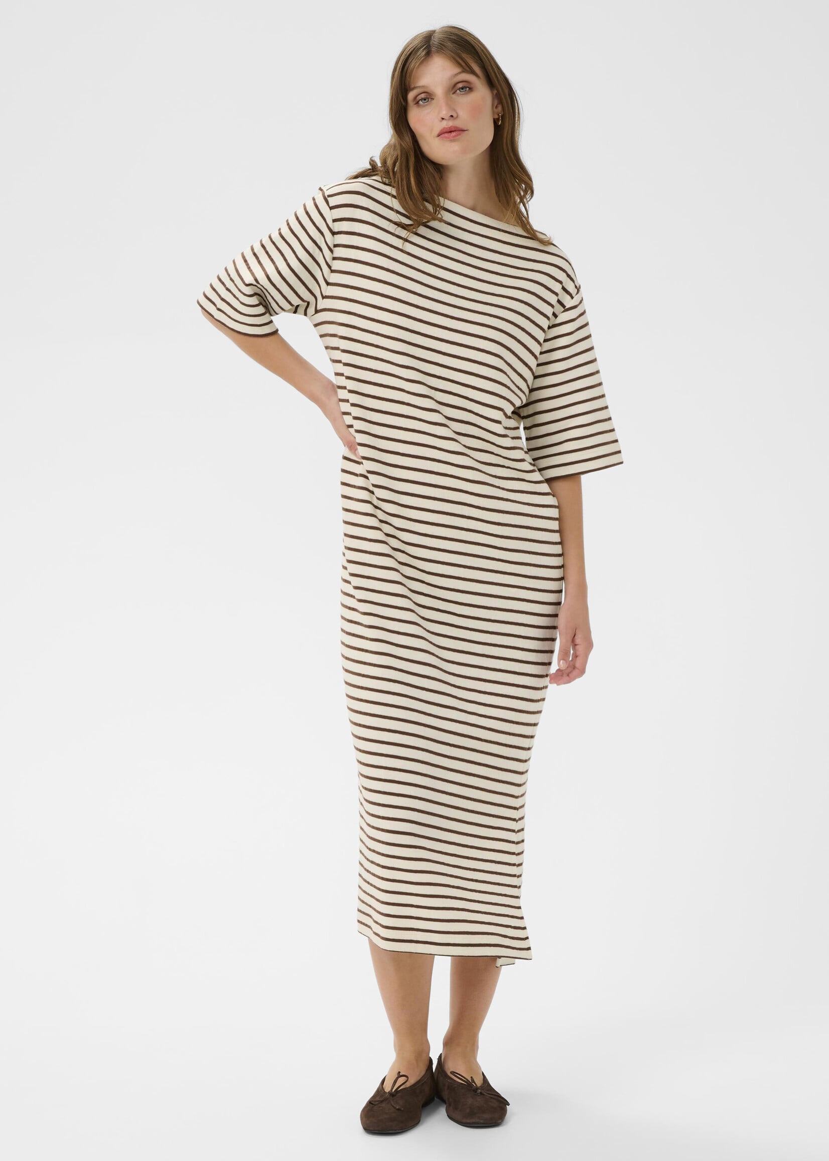 Soaked Soaked Ingina Boatneck Striped Dress