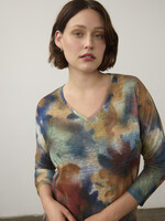 French Dressing Jeans FDJ Drop Shoulder Vneck Top