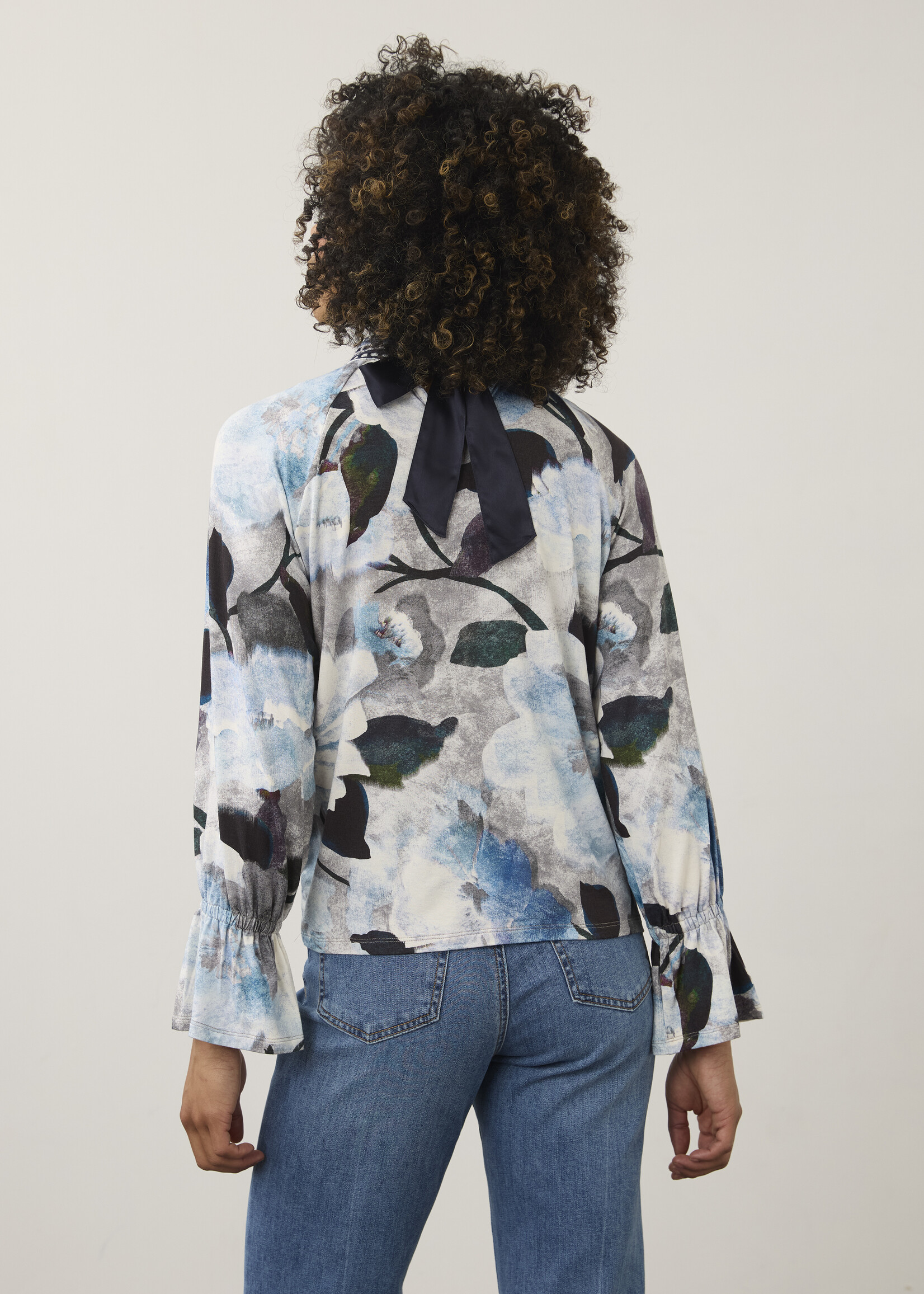 French Dressing Jeans FDJ Long Sleeve Top with Bow
