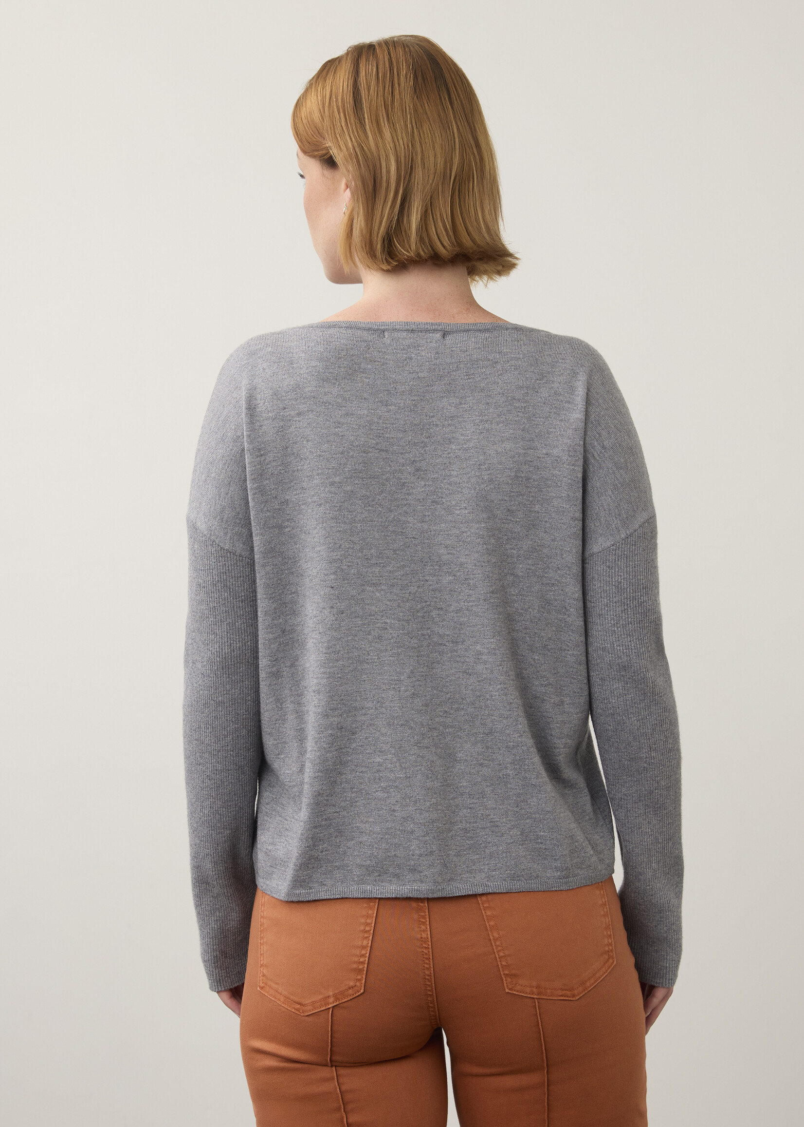 French Dressing Jeans FDJ Coloured Buttons Notch Neck Top