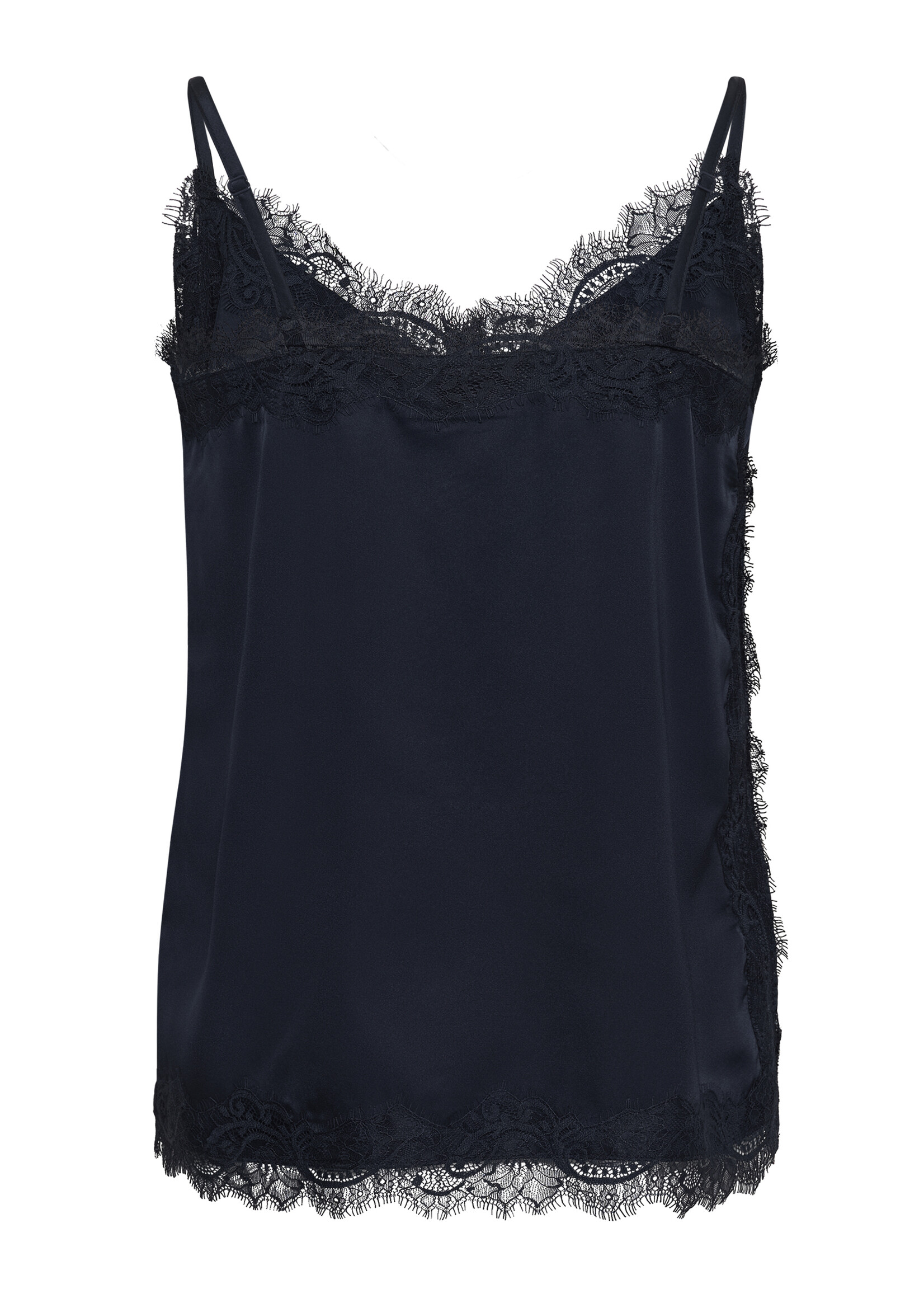 Saint Tropez Saint Tropez Teagan Lace Trim Satin Cami