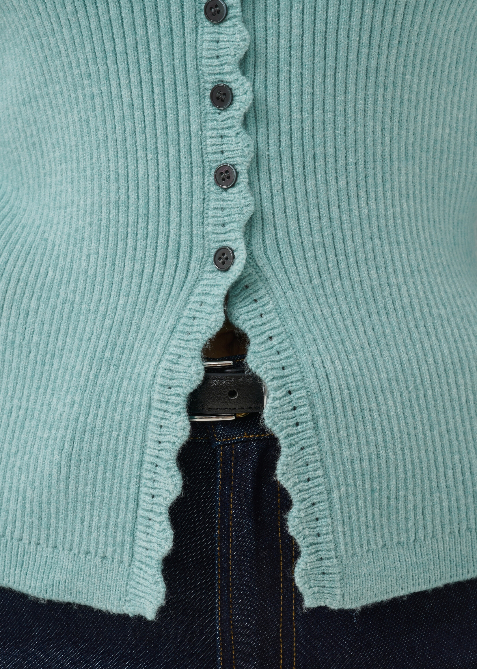 Saint Tropez Saint Tropez Tristen Scallop Detail Cardi