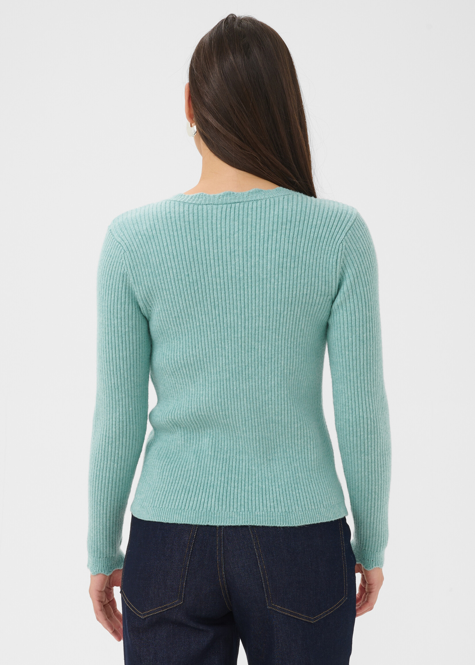 Saint Tropez Saint Tropez Tristen Scallop Detail Cardi