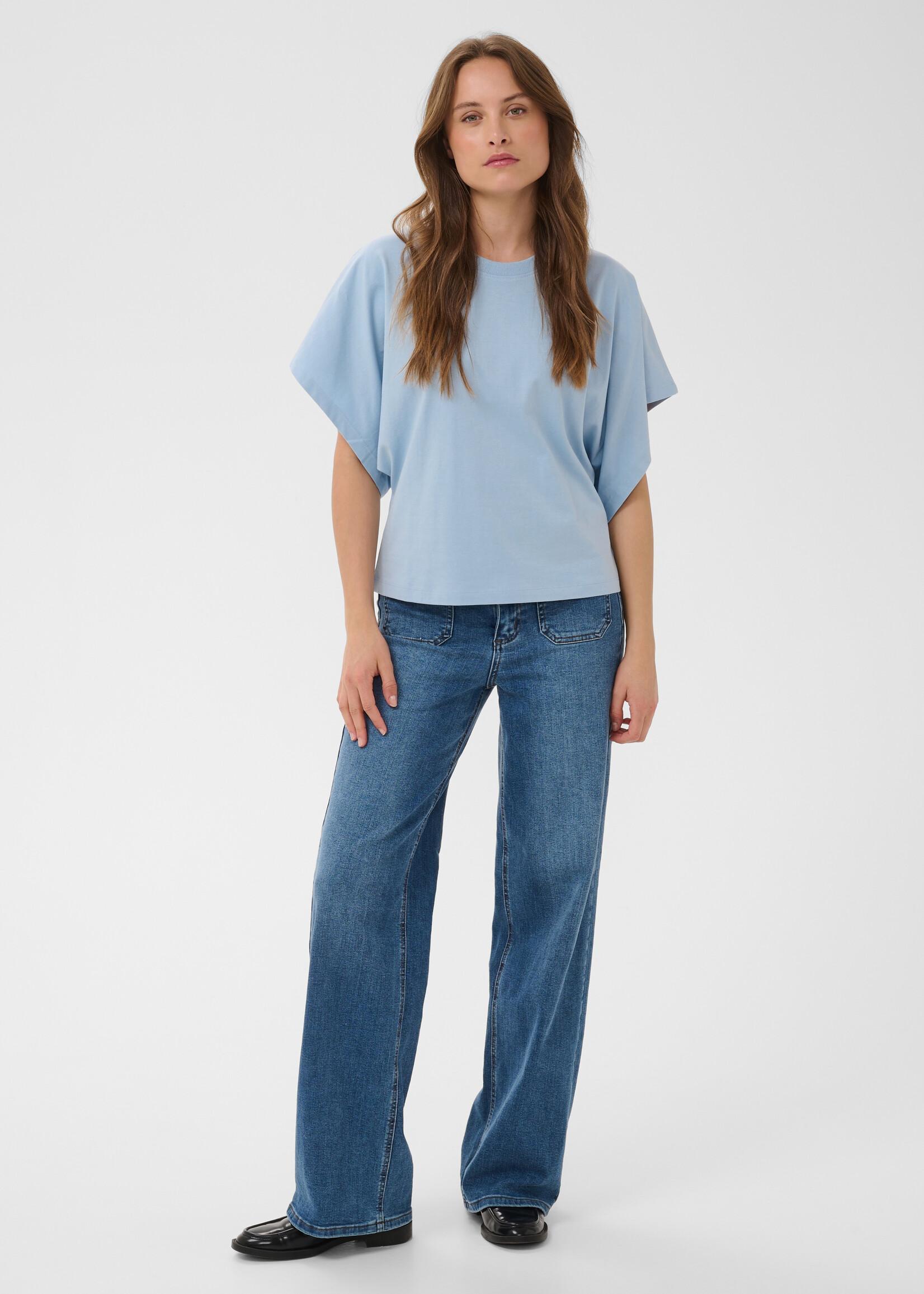 Kaffe Kaffe Stormy Short Sleeve Tee