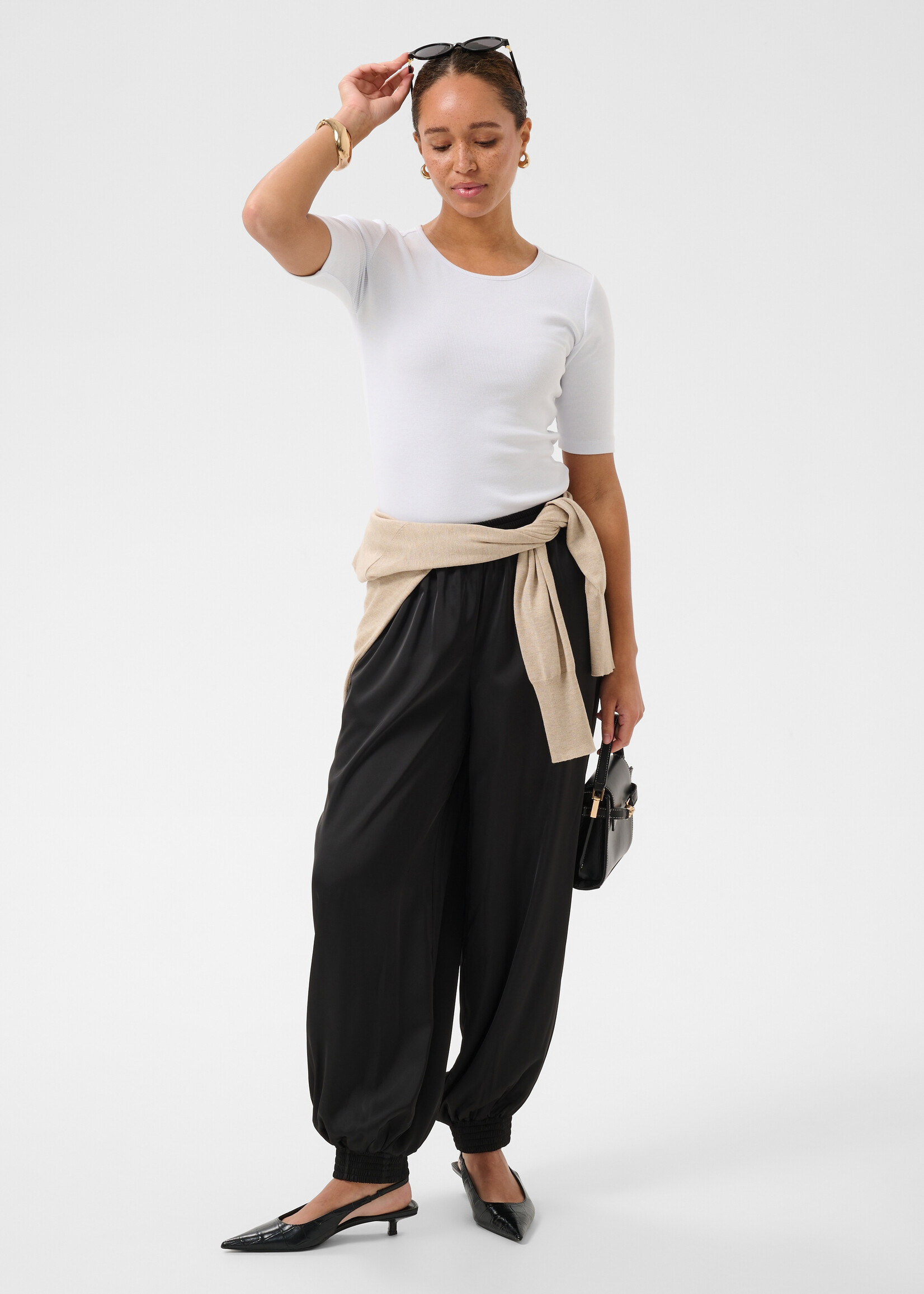 Kaffe Kaffe Hill Satin Jogger