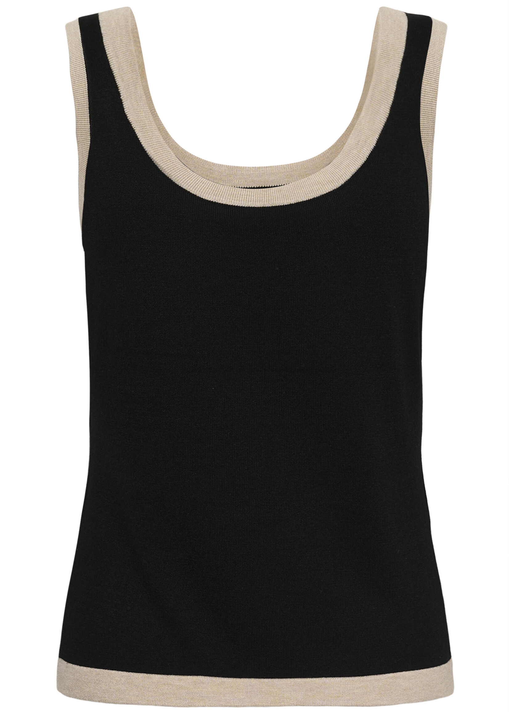 Kaffe Kaffe Lizza Contrast Knit Tank