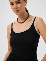 Kaffe Kaffe Lizza Contrast Knit Tank