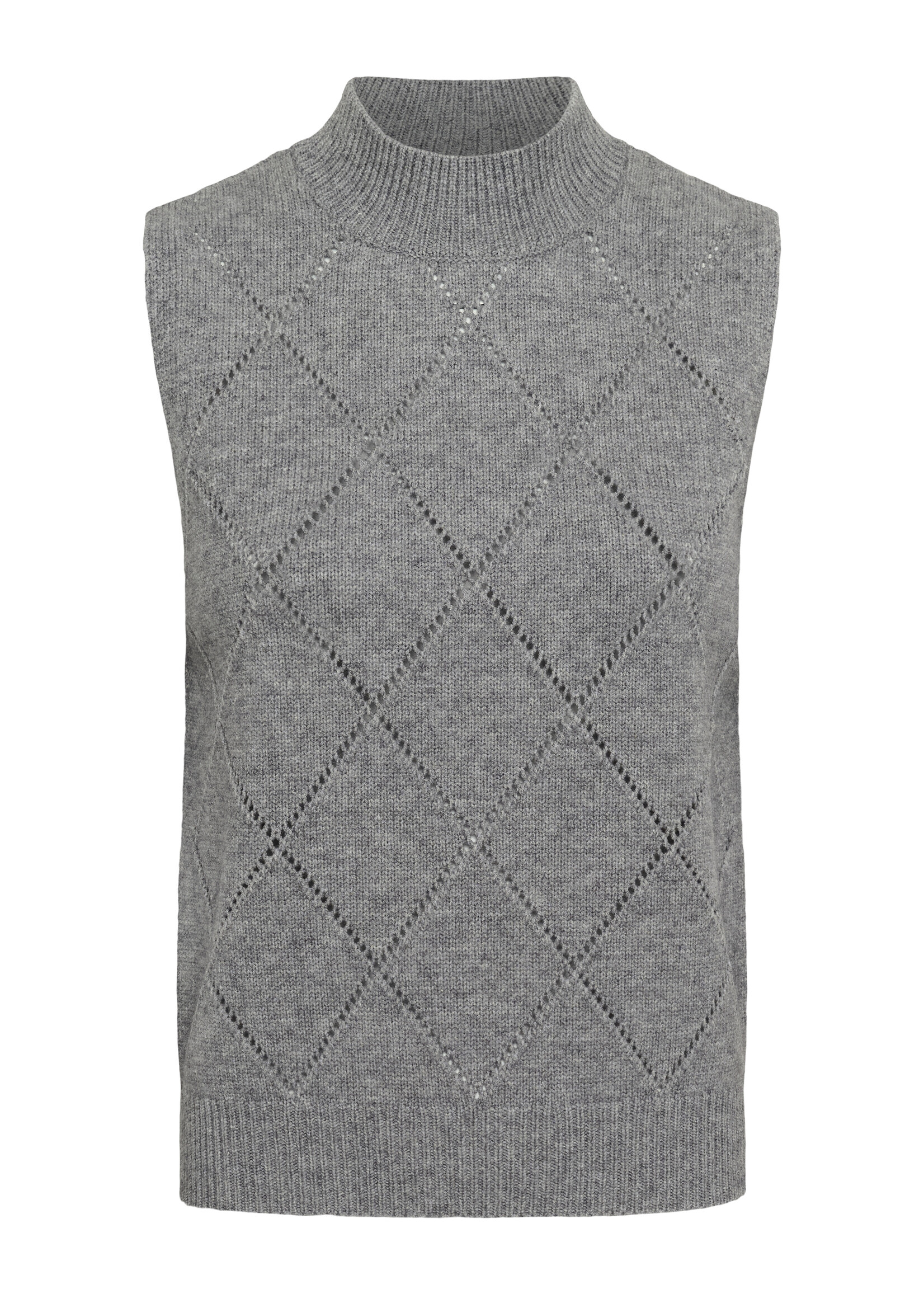 Saint Tropez Saint Tropez Theresa Diamond Knit Vest