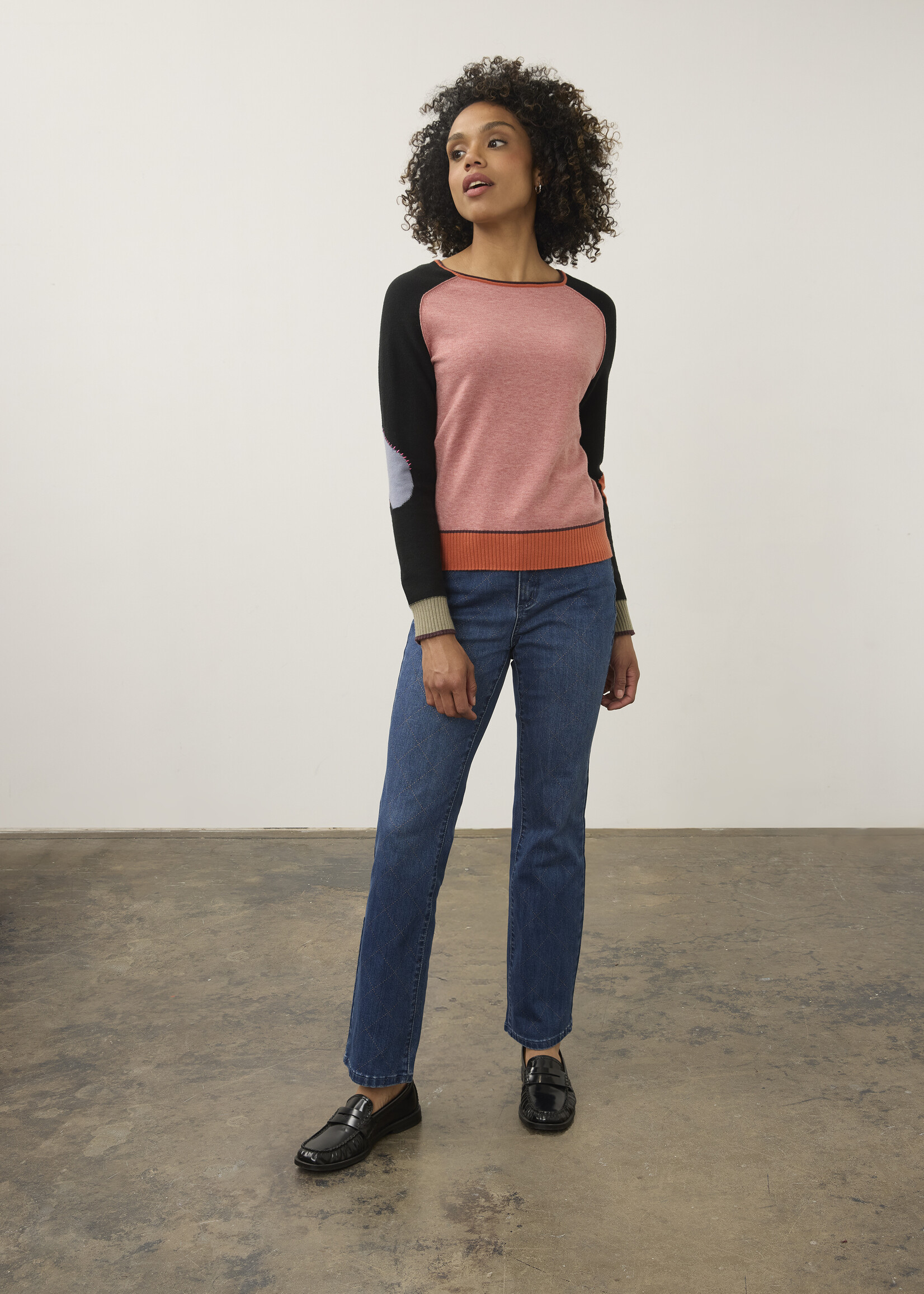 French Dressing Jeans FDJ Olivia Bootcut Jean With Checks