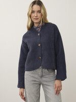 French Dressing Jeans FDJ Collarless Knit Jacket