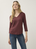 French Dressing Jeans FDJ VNeck Long Sleeve Top