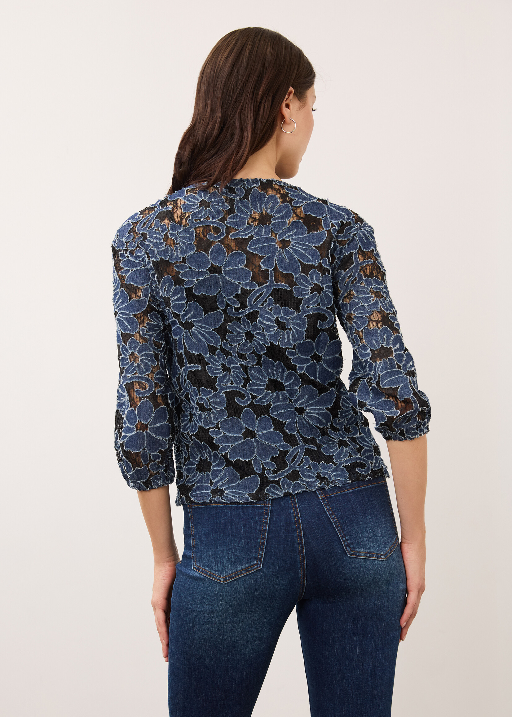 French Dressing Jeans FDJ 3/4 Sleeve VNeck Top