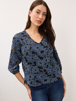 French Dressing Jeans FDJ 3/4 Sleeve VNeck Top