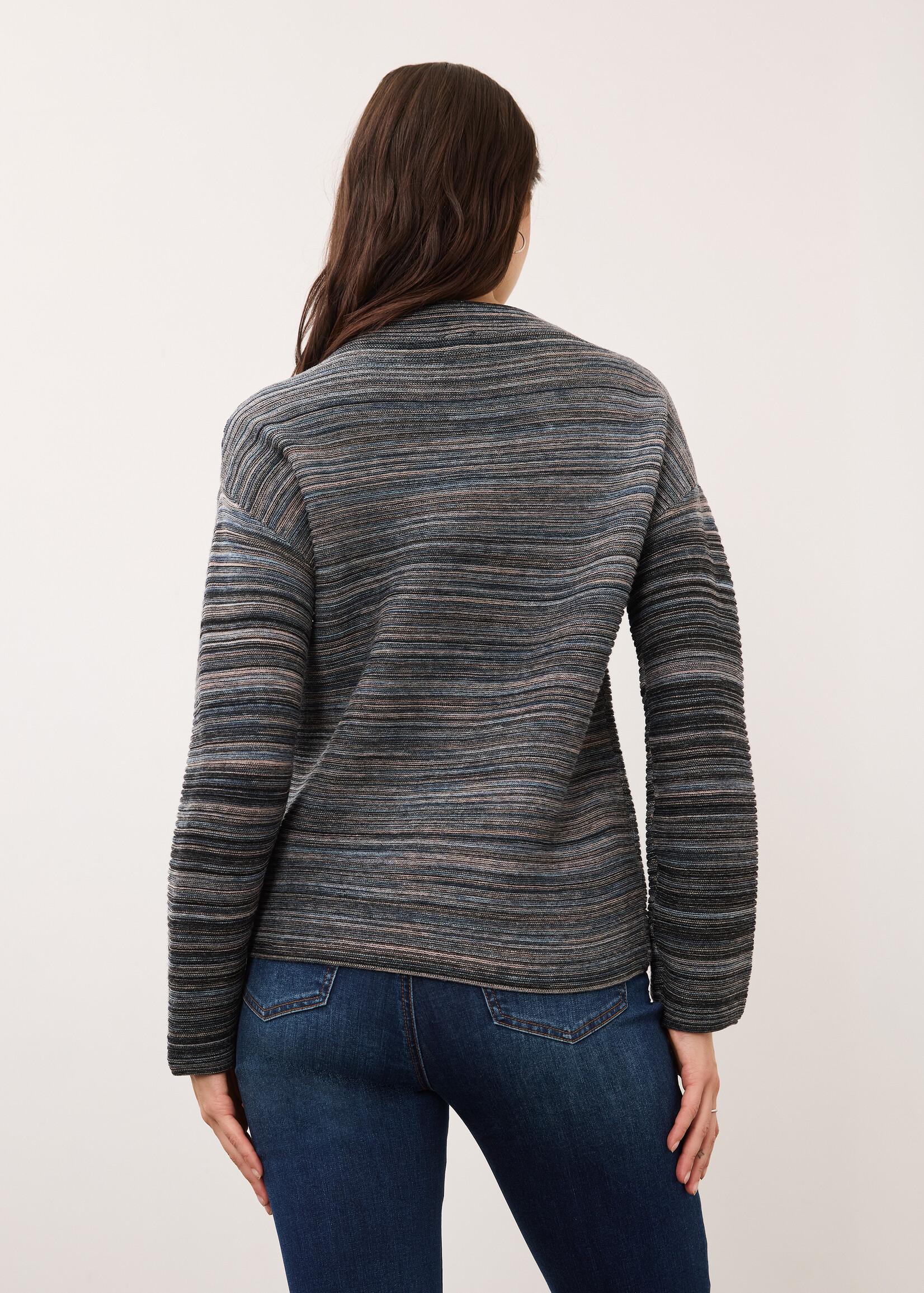 French Dressing Jeans FDJ Boat Neck Long Sleeve Sweater