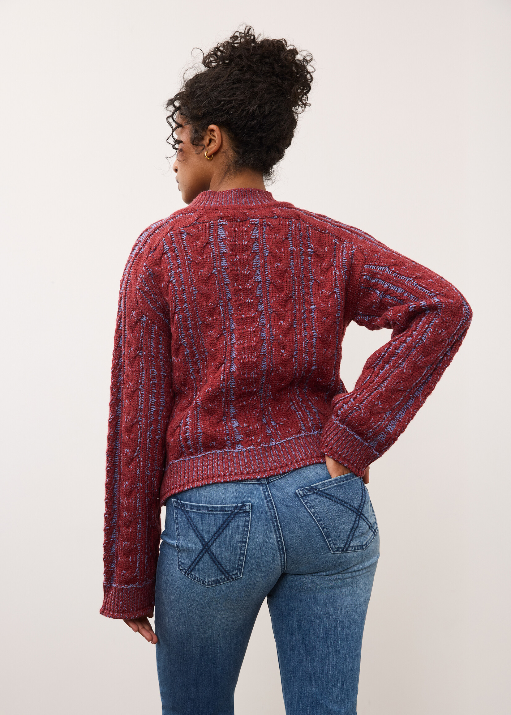 Charlie B FDJ Cable Detail Sweater