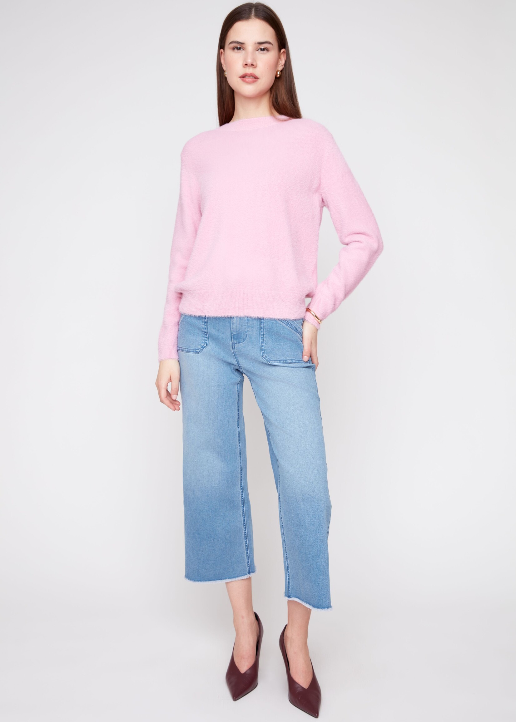 Renuar Renuar Fuzzy Crew Sweater