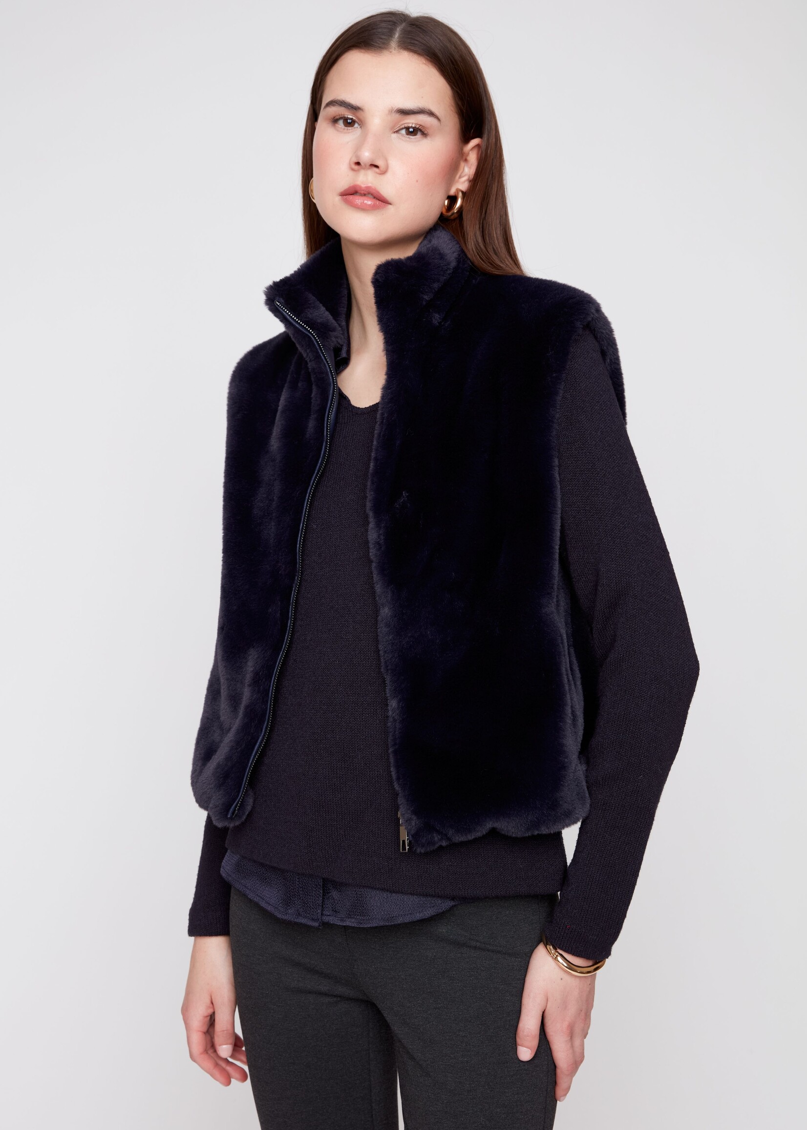 Renuar Renuar Faux Fur Vest