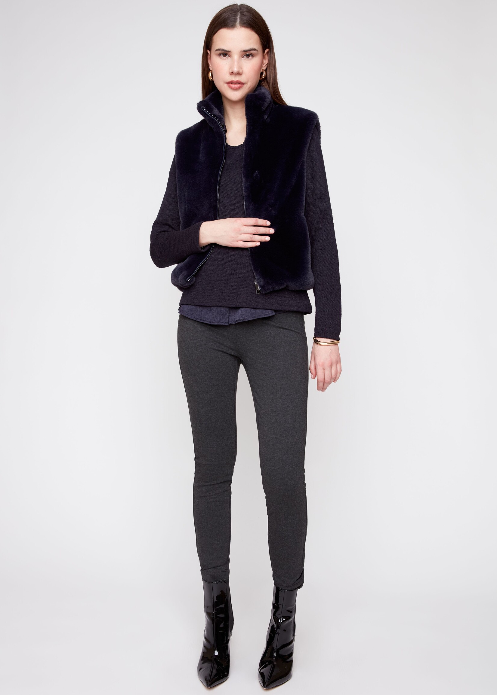 Renuar Renuar Faux Fur Vest