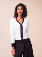 Alison Sheri Alison Sheri Faux Cardi with Sparkle Buttons