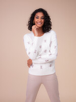 Alison Sheri Alison Sheri Crew Sweater with Bow Detail