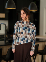 Rien Ne Se Perd Rien Ne Se Perd Mock Neck Colour Block Top