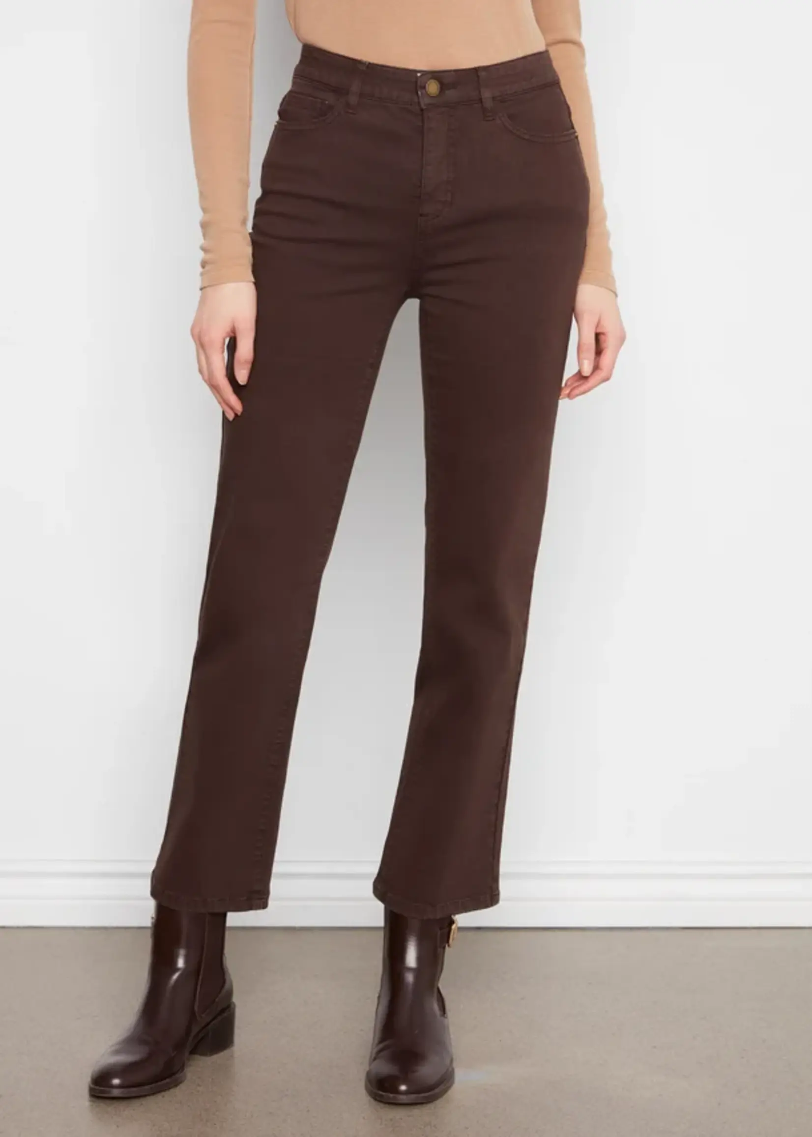 Charlie B Charlie B Straight Leg Twill Pants