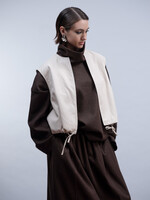 Haako Haako Faux Leather Vest