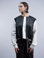 Haako Haako Faux Leather Vest