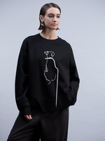 Haako Haako Dog Detail Sweatshirt