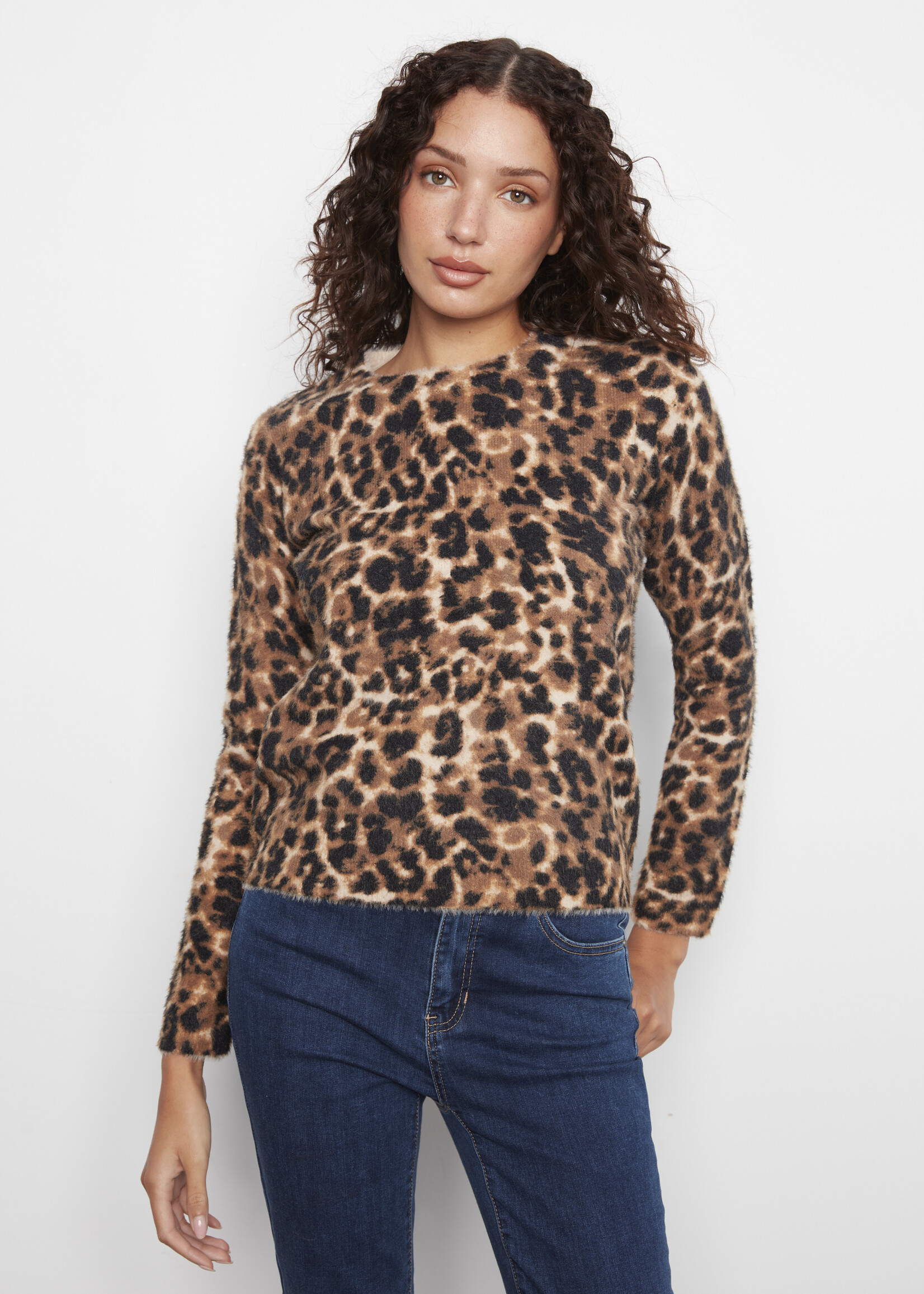 Charlie B Charlie B Animal Print Sweater