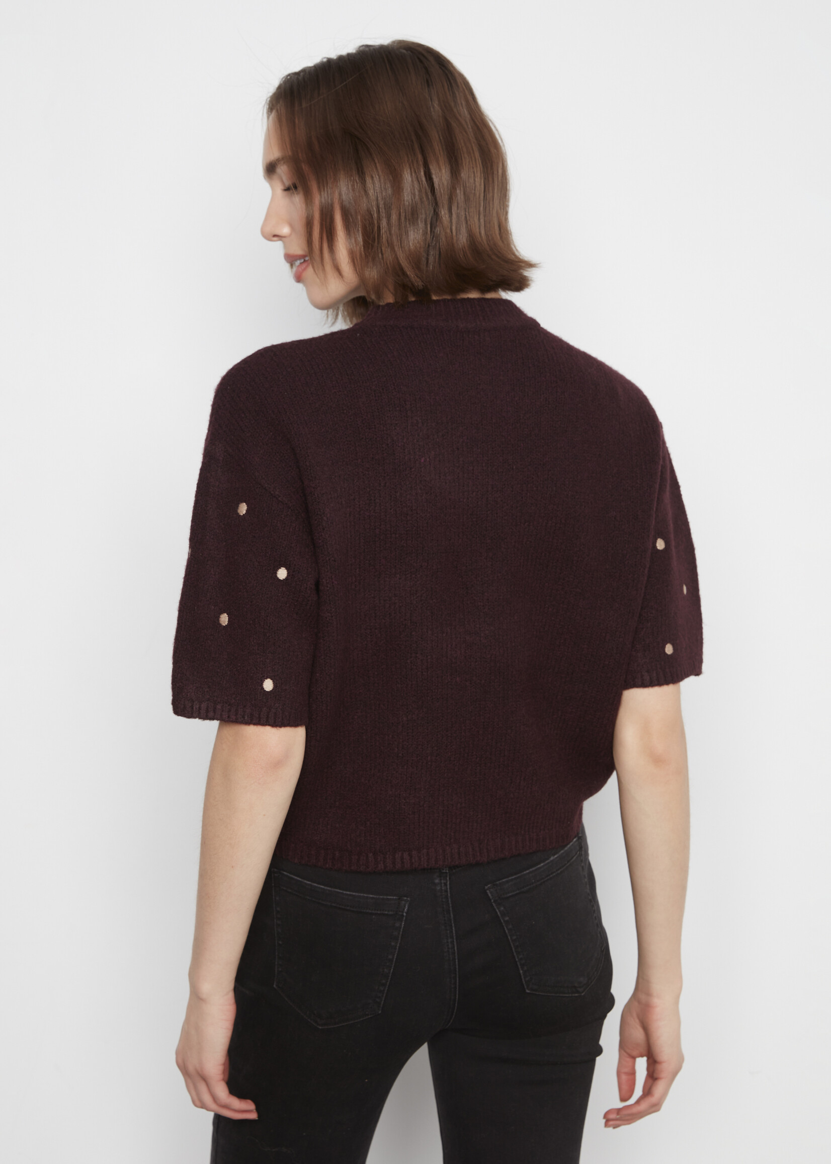 Charlie B Charlie B Polka Dot Sweater