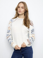 Charlie B Charlie B Raglan Sleeve Reversible Sweater