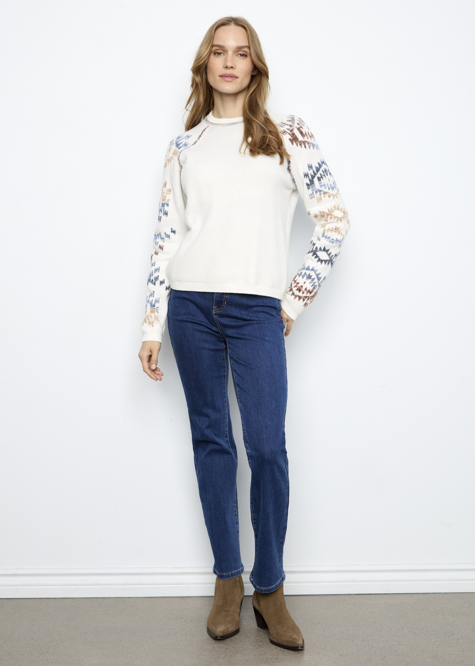 Charlie B Charlie B Raglan Sleeve Reversible Sweater