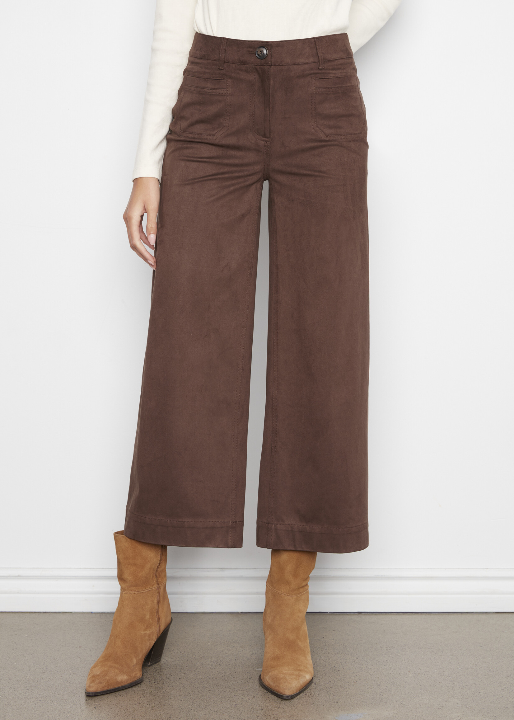 Charlie B Charlie B Sateen Suede Pants