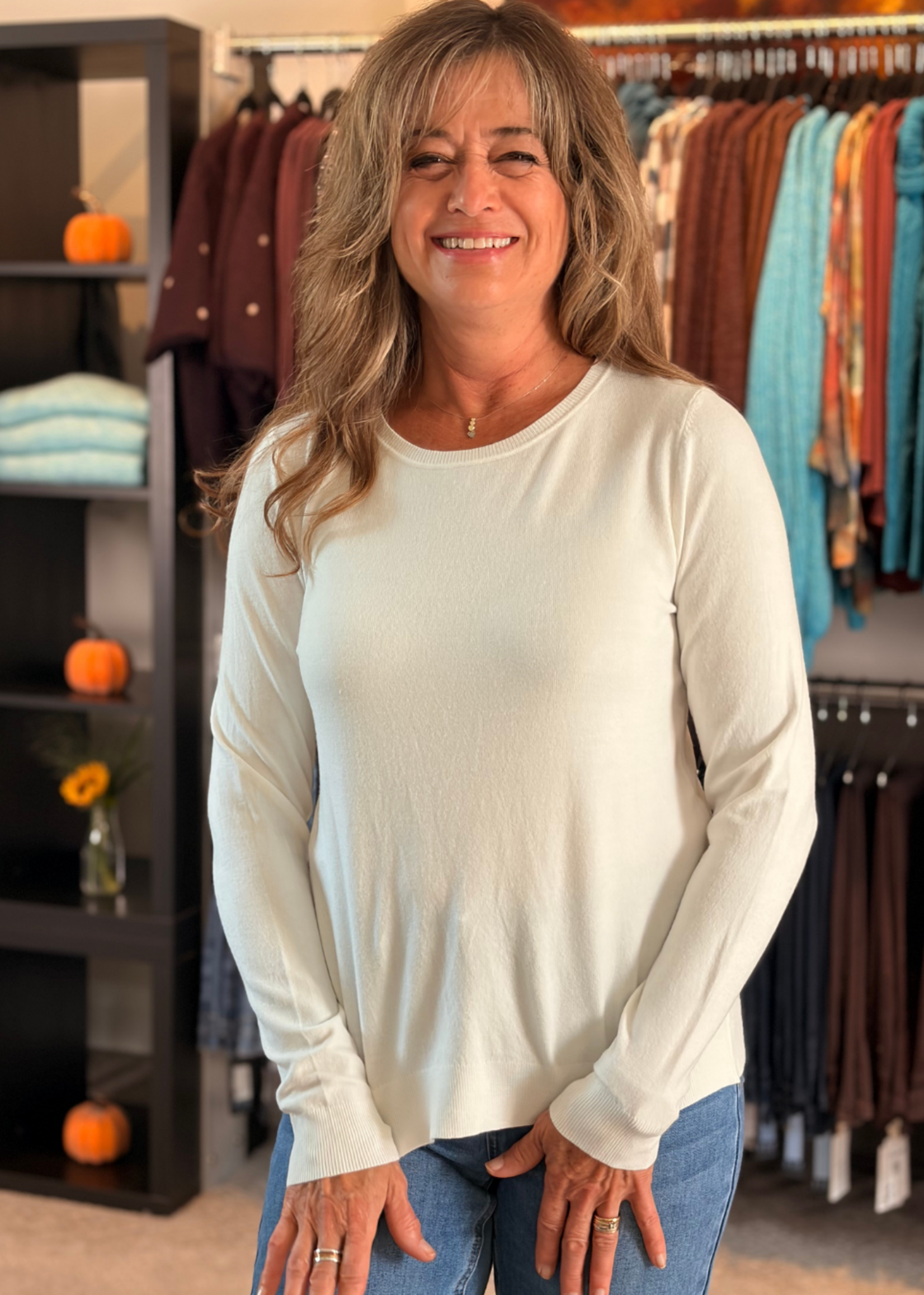 Alison Sheri Alison Sheri Crew Neck Sweater