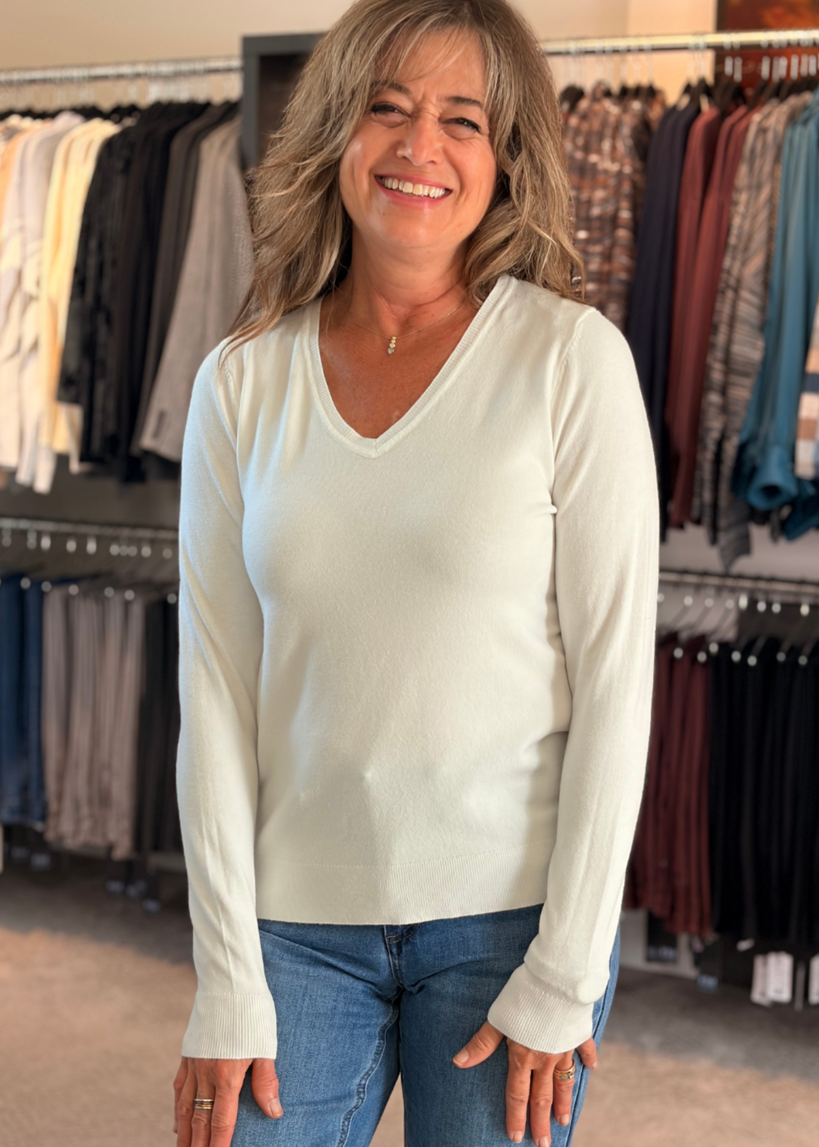 Alison Sheri Alison Sheri Vneck Sweater