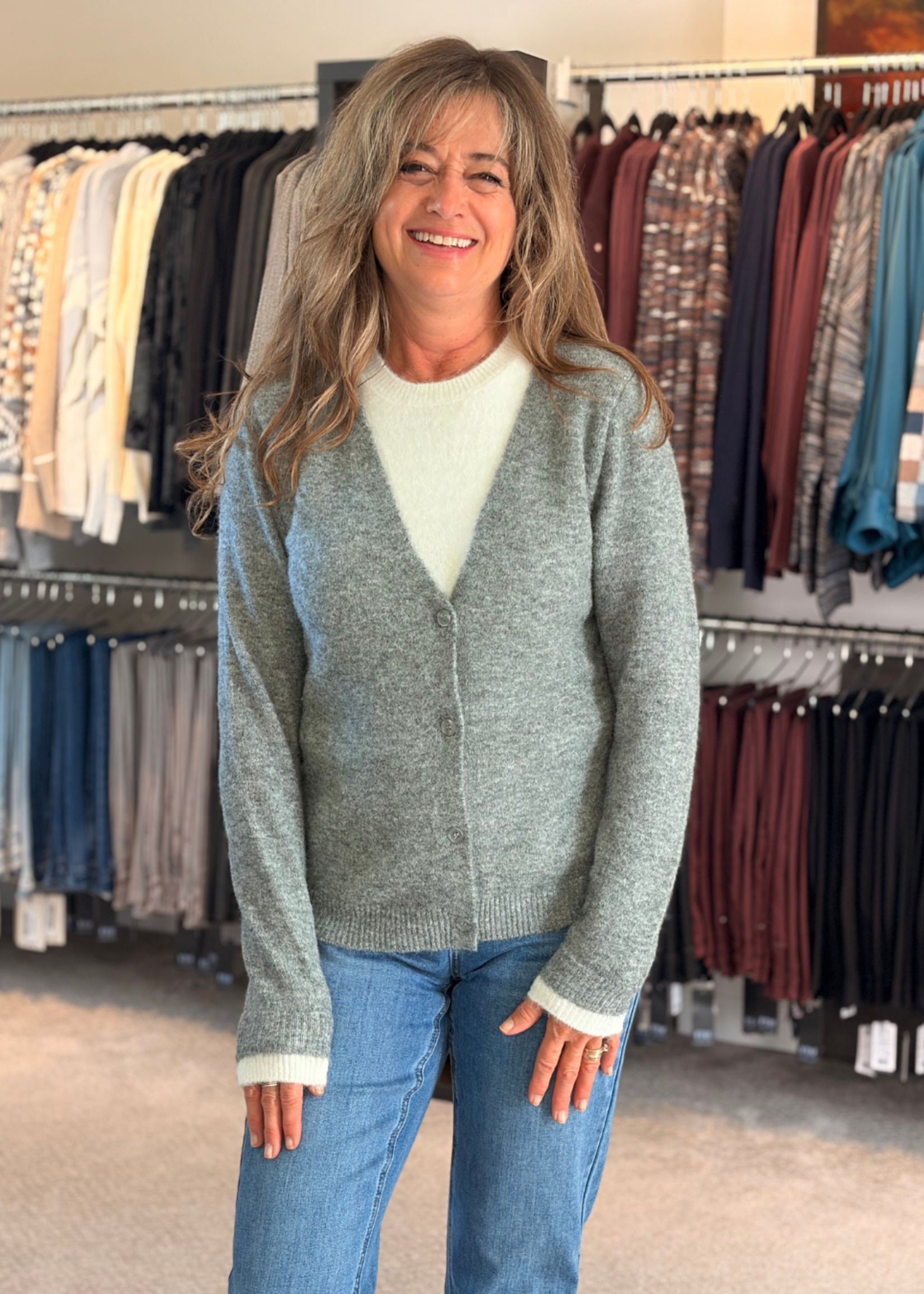 Kaffe Kaffe Kirini Faux Twinset Sweater